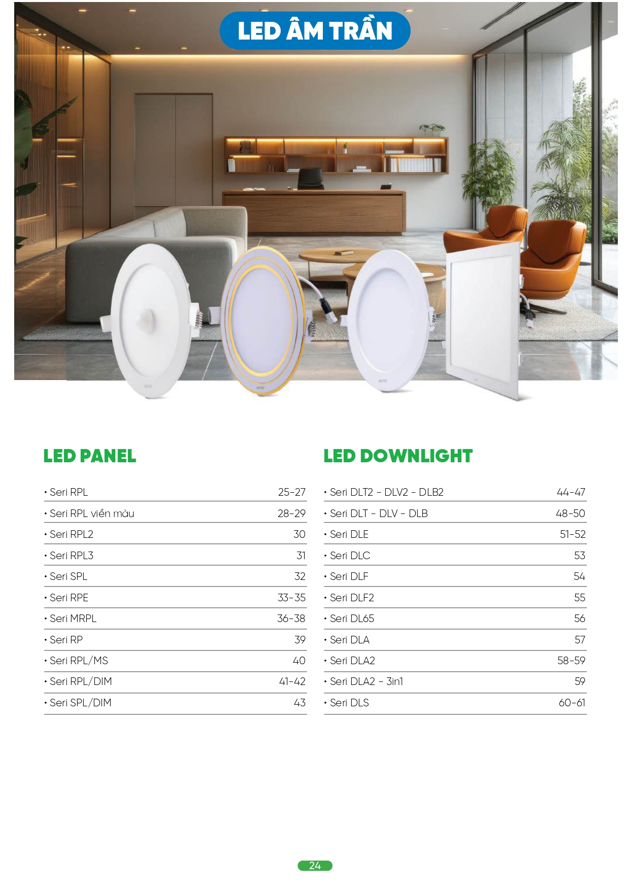 Bảng giá đèn LED MPE 2026